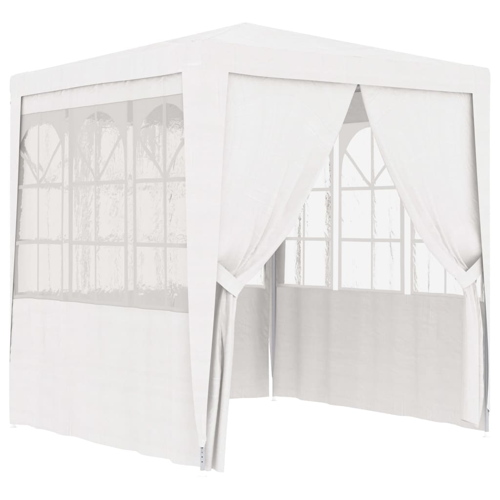 Berkfield Professional Party Tent with Side Walls 2.5x2.5 m White 90 g/m�__