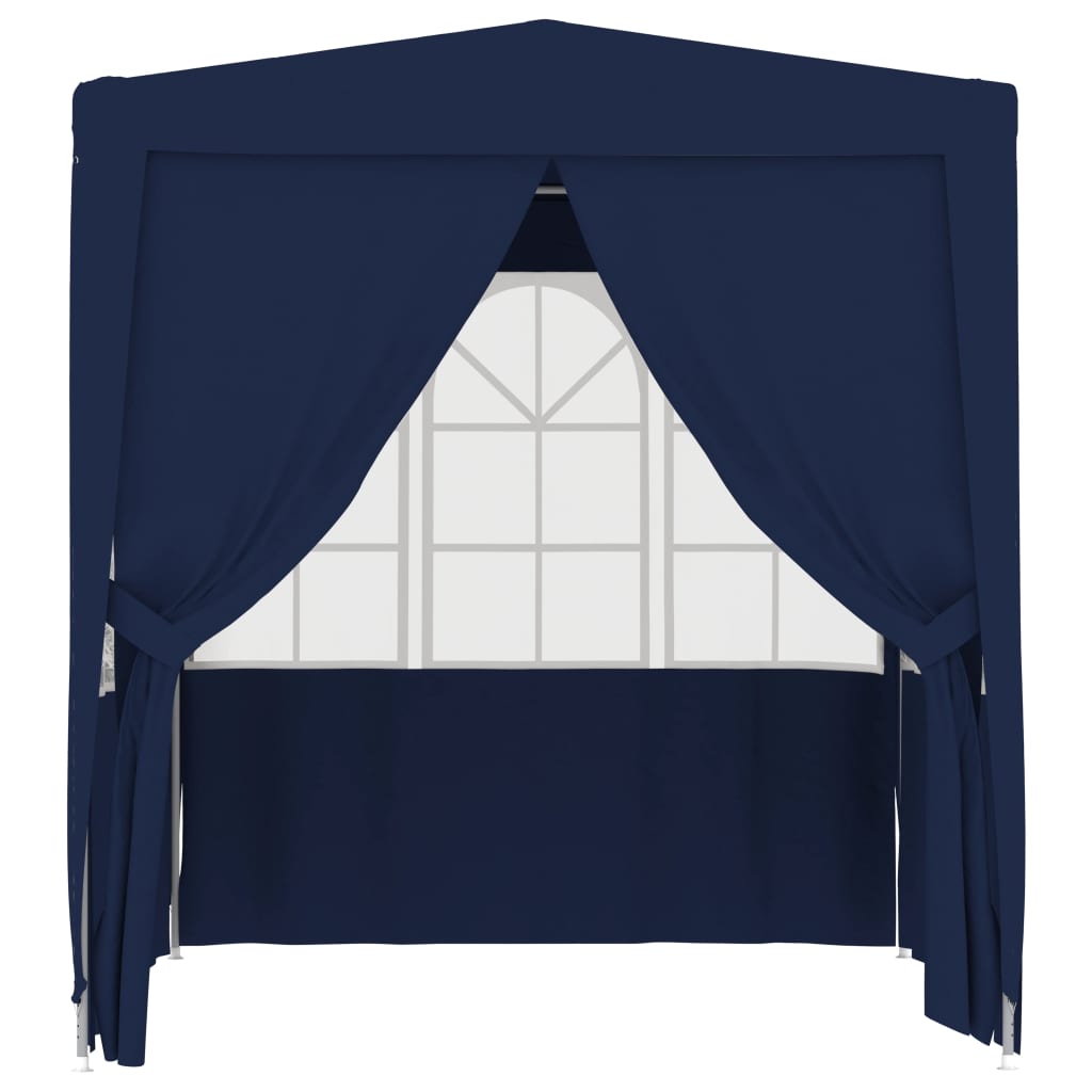 Berkfield Professional Party Tent with Side Walls 2.5x2.5 m Blue 90 g/m�__