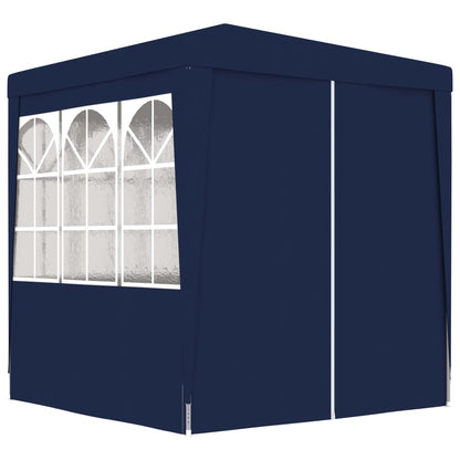 Berkfield Professional Party Tent with Side Walls 2.5x2.5 m Blue 90 g/m�__