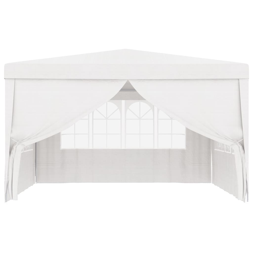 Berkfield Professional Party Tent with Side Walls 4x4 m White 90 g/m?