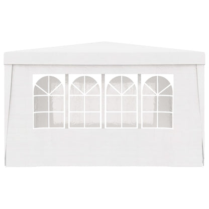 Berkfield Professional Party Tent with Side Walls 4x4 m White 90 g/m?