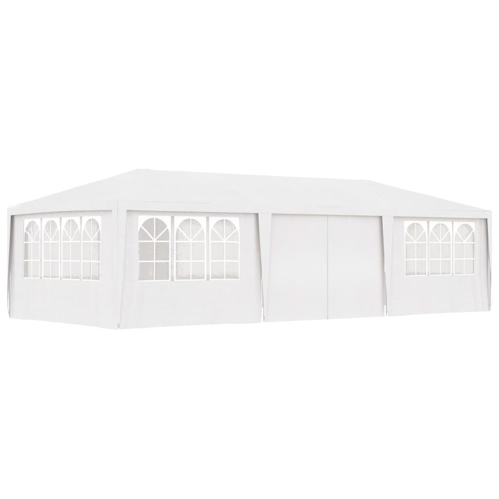 Berkfield Professional Party Tent with Side Walls 4x9 m White 90 g/m?