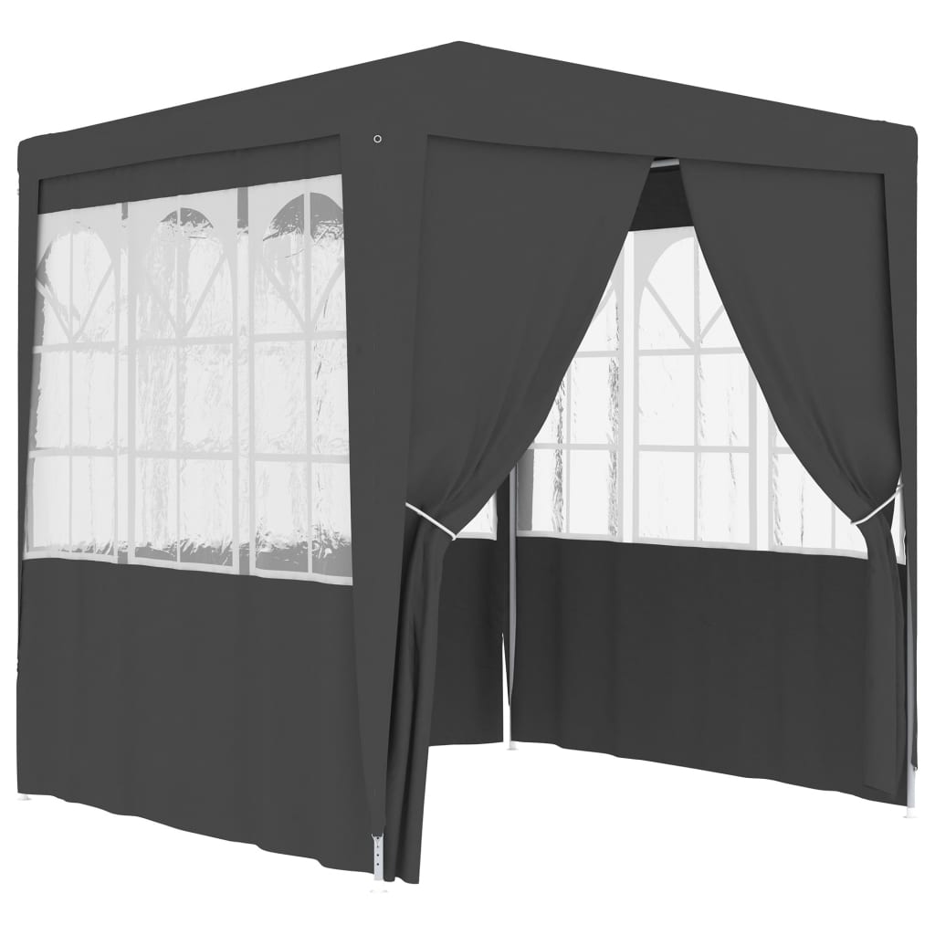 Berkfield Professional Party Tent Side Walls 2.5x2.5 m Anthracite 90 g/m�__
