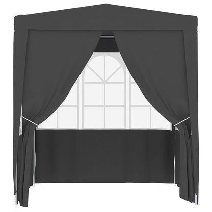 Berkfield Professional Party Tent Side Walls 2.5x2.5 m Anthracite 90 g/m�__