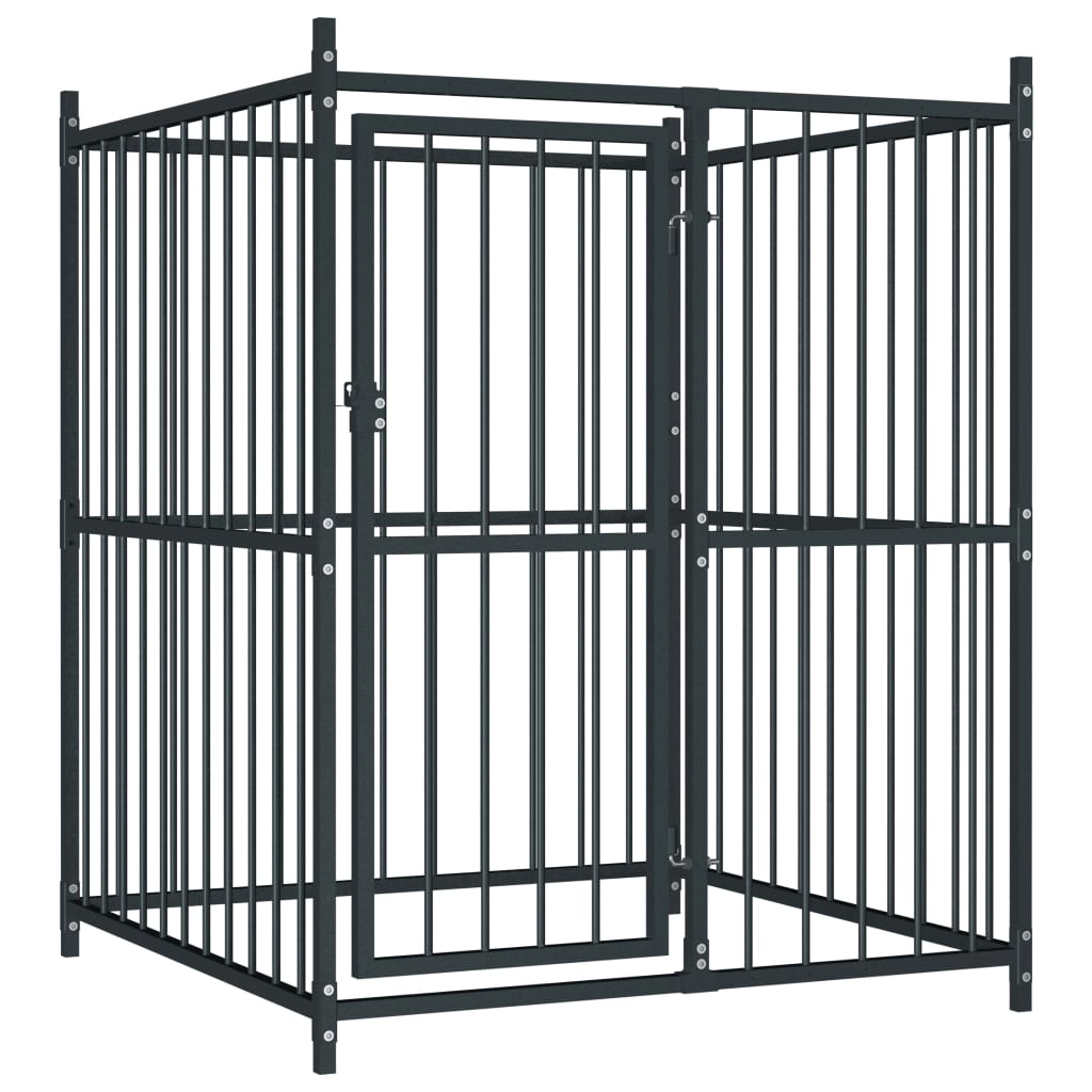 Berkfield Outdoor Dog Kennel 120x120x150 cm
