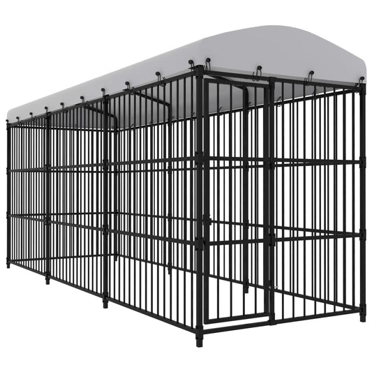 Berkfield Outdoor Dog Kennel with Roof 450x150x210 cm