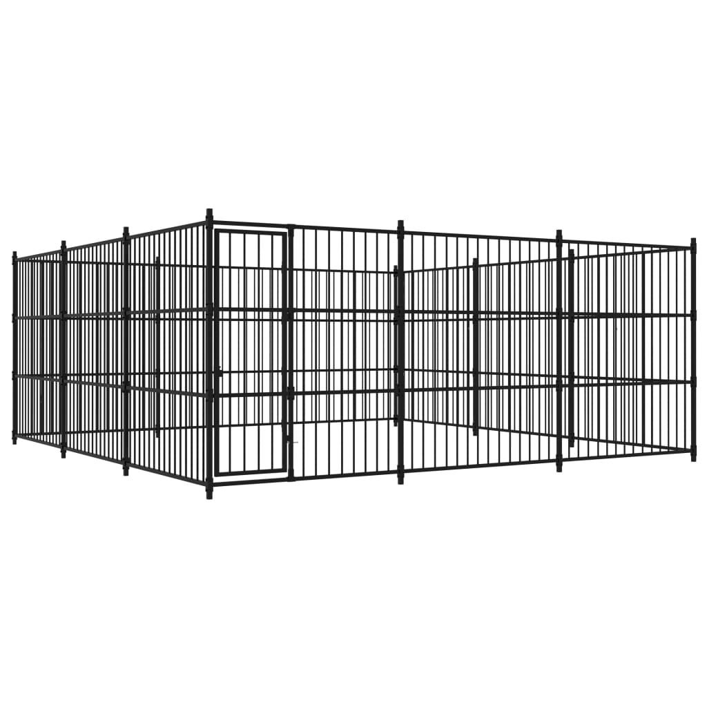 Berkfield Outdoor Dog Kennel 450x450x185 cm