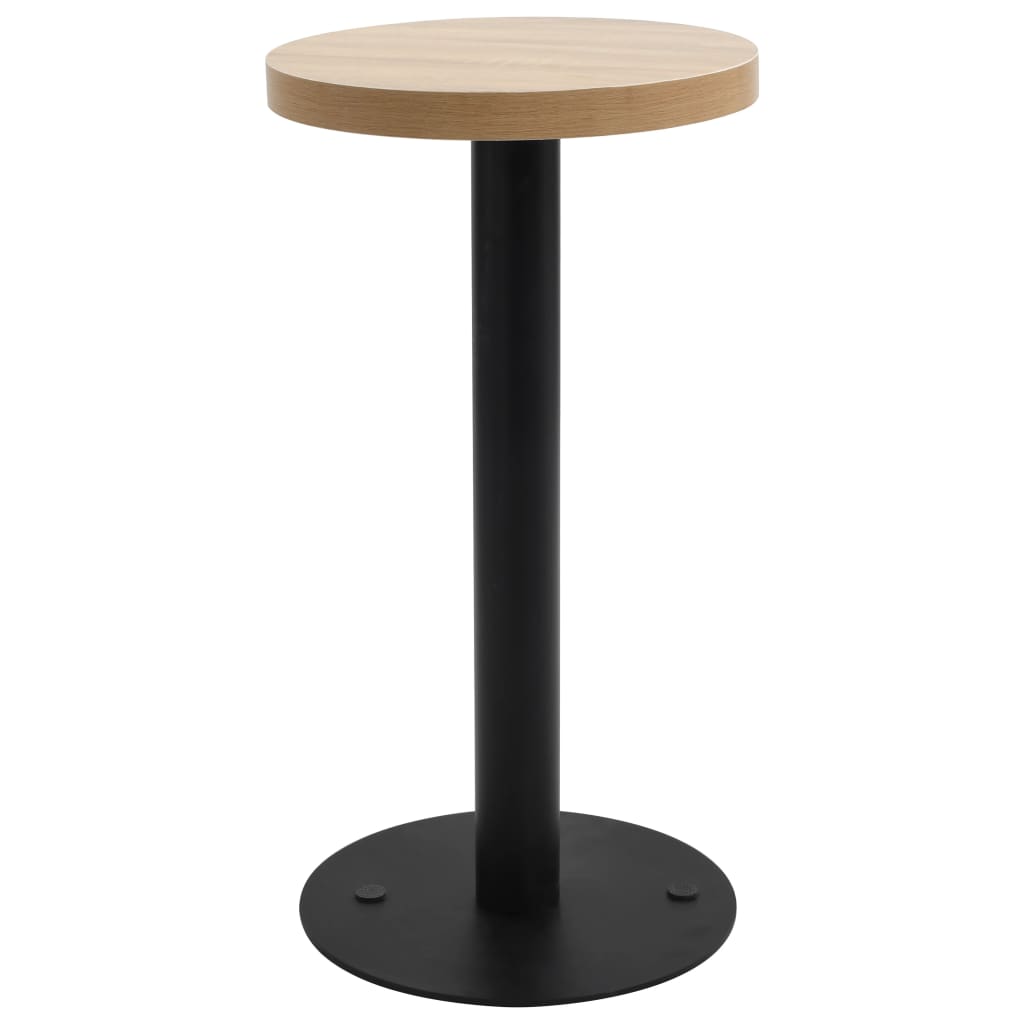 Berkfield Bistro Table Light Brown 40 cm MDF