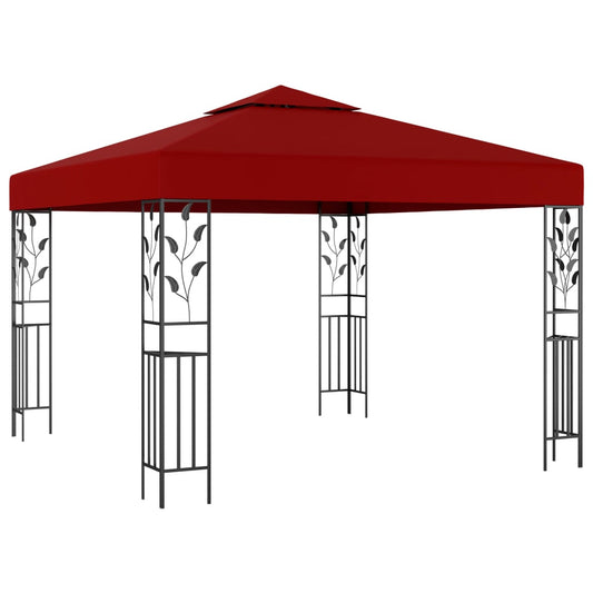 Berkfield Gazebo 3x3 m Wine Red