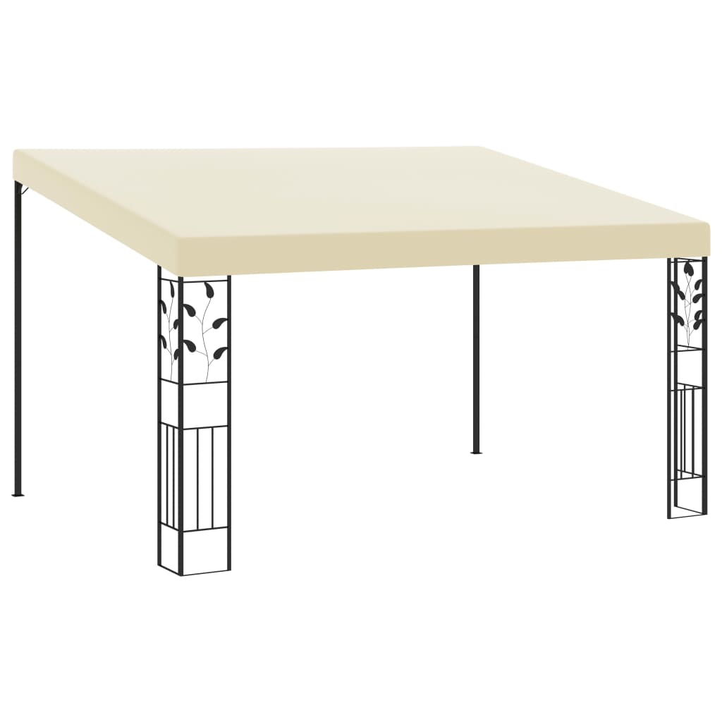 Berkfield Wall-mounted Gazebo 4x3x2.5 m Cream