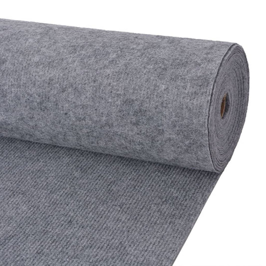 Berkfield Exhibition Carpet Rib 1.2x15 m Grey