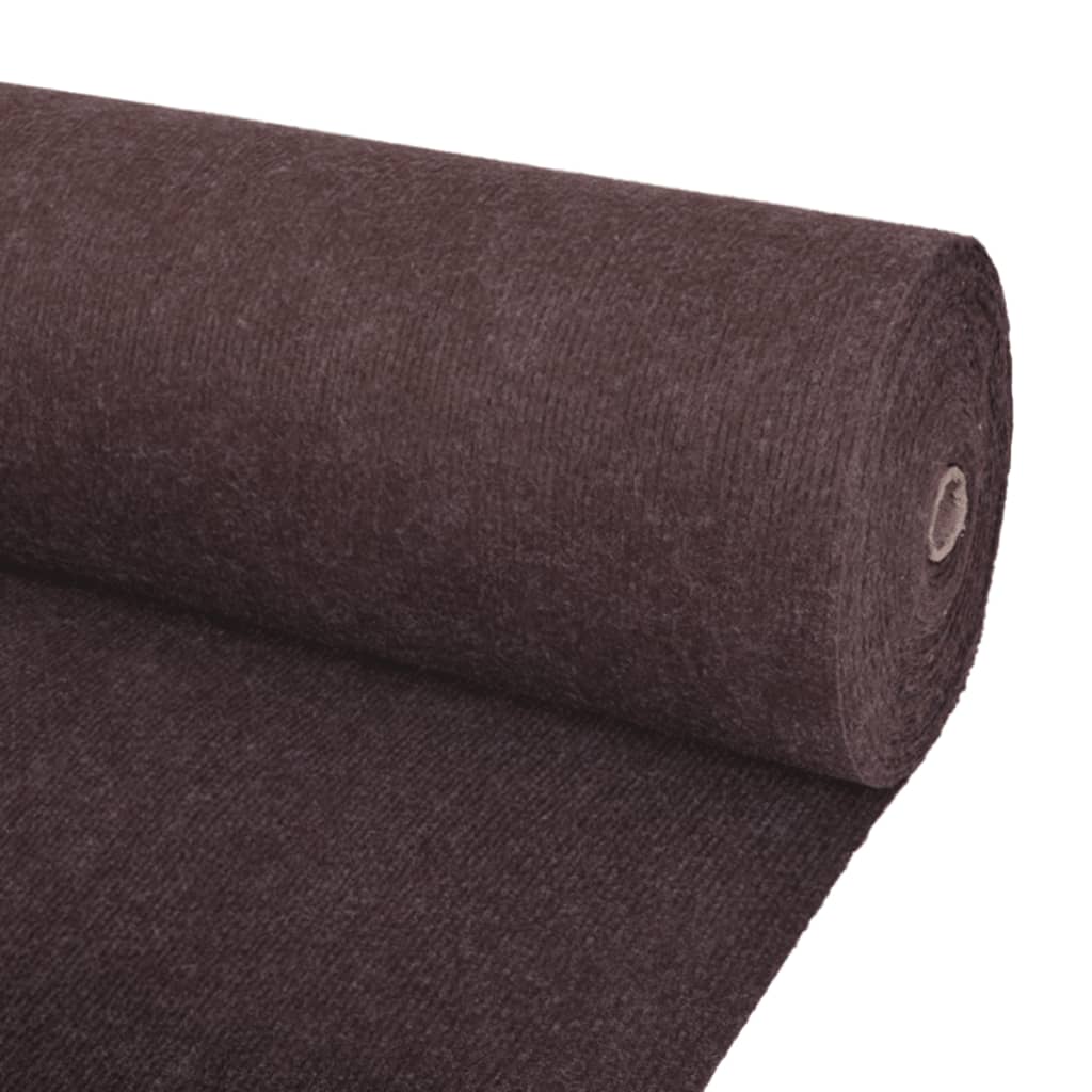 Berkfield Exhibition Carpet Rib 1.2x15 m Brown