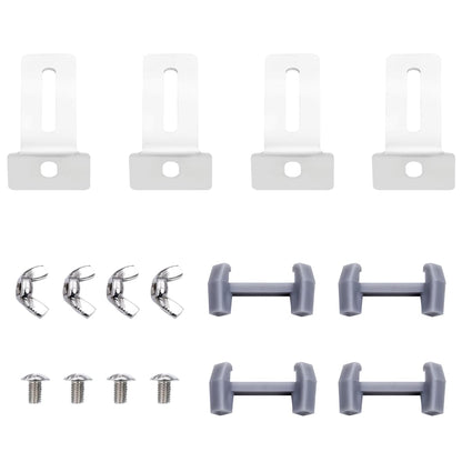 Berkfield Shower Drain With 2-in-1 Flat and Tile Insert Cover 23x23 cm Stainless Steel