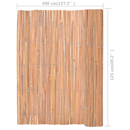 Berkfield Bamboo Fence 125x400 cm
