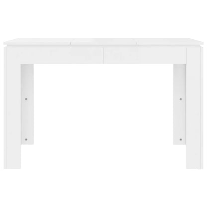 Berkfield Dining Table High Gloss White 120x60x76 cm Engineered Wood