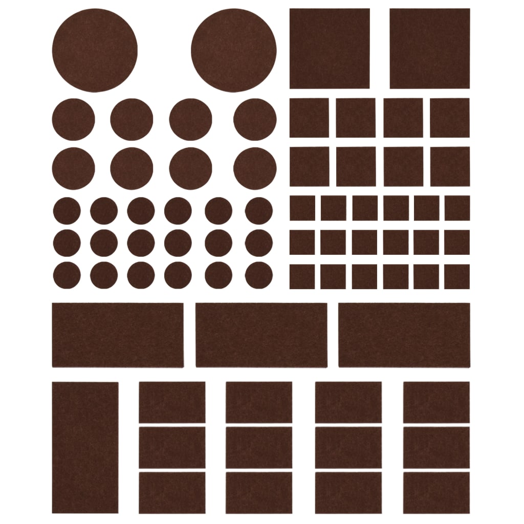 Berkfield Felt Floor Protectors 72 pcs