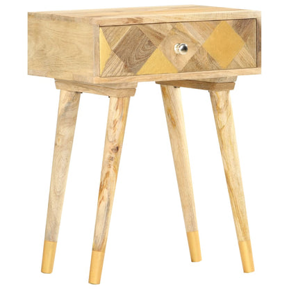 Berkfield Bedside Cabinet 43x30x58 cm Solid Mango Wood