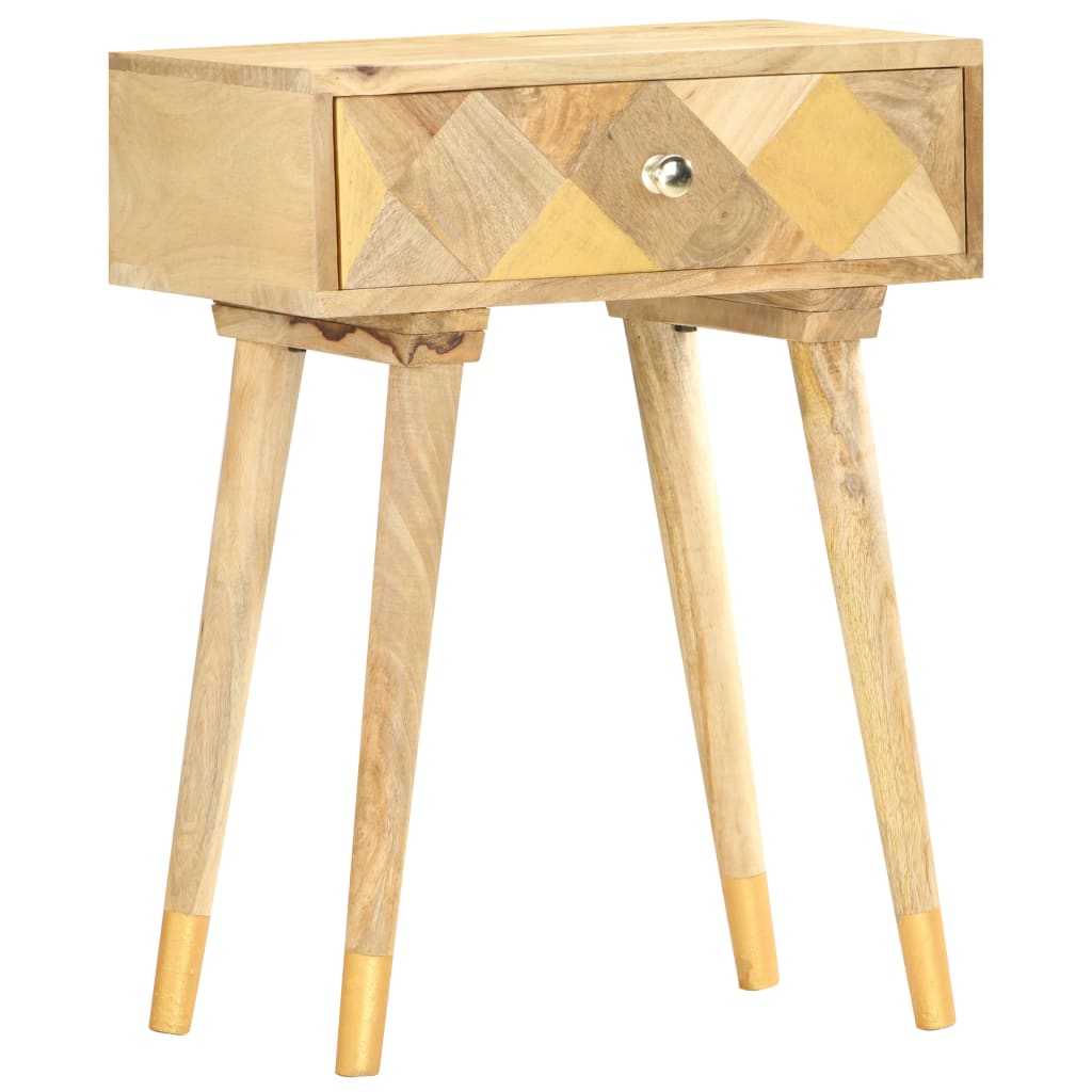 Berkfield Bedside Cabinet 43x30x58 cm Solid Mango Wood