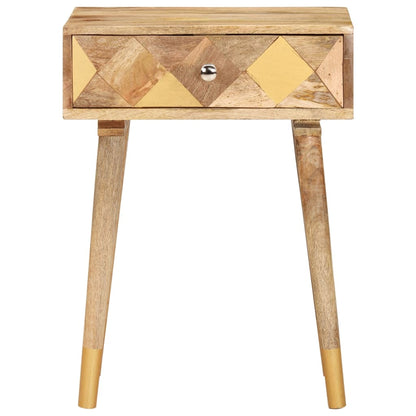 Berkfield Bedside Cabinet 43x30x58 cm Solid Mango Wood