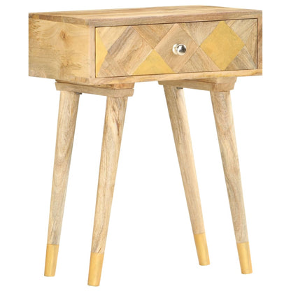 Berkfield Bedside Cabinet 43x30x58 cm Solid Mango Wood