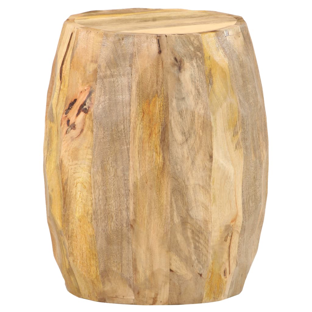 Berkfield Drum Stool Solid Mango Wood