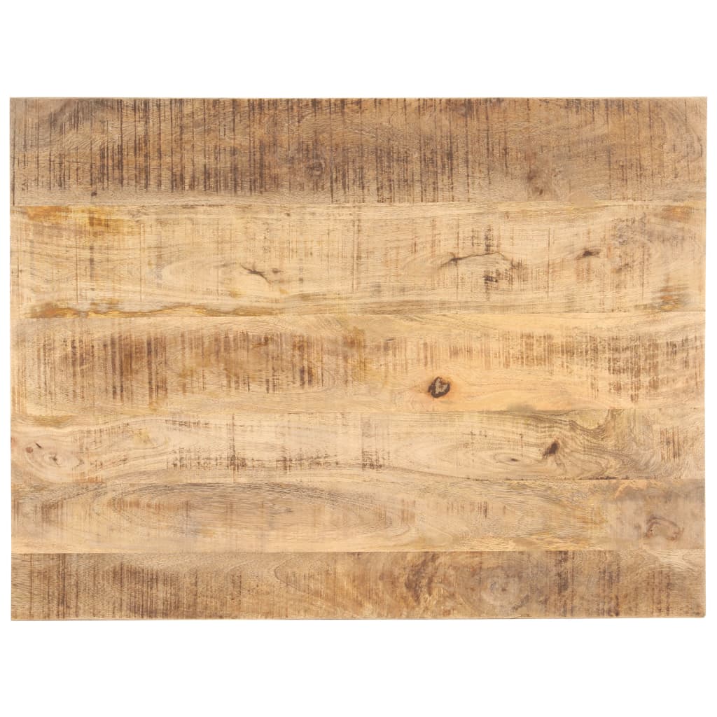 Berkfield Table Top Solid Mango Wood 25-27 mm 70x60 cm