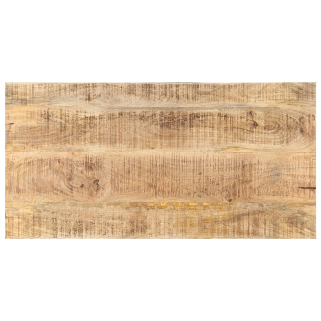 Berkfield Table Top Solid Mango Wood 25-27 mm 100x60 cm