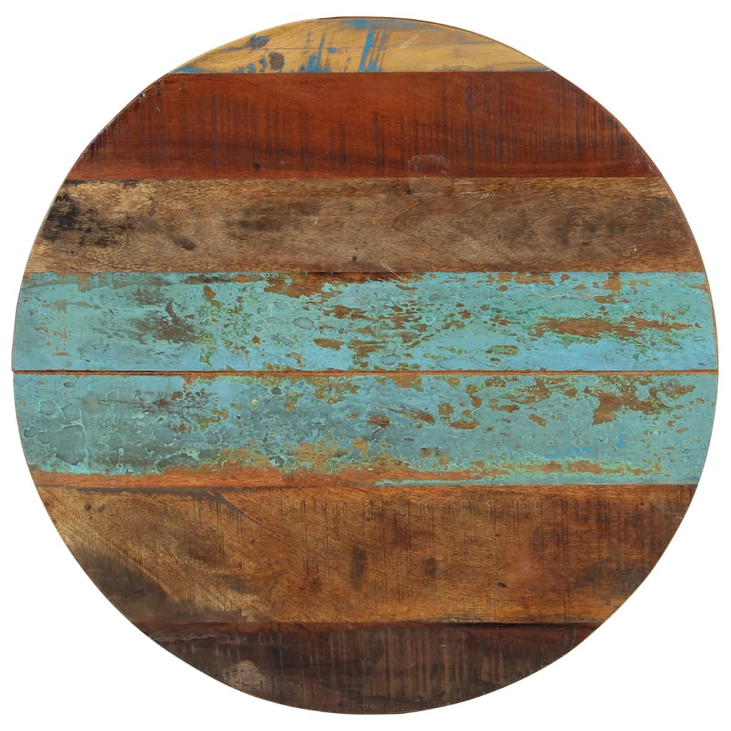 Berkfield Round Table Top 60 cm 15-16 mm Solid Reclaimed Wood