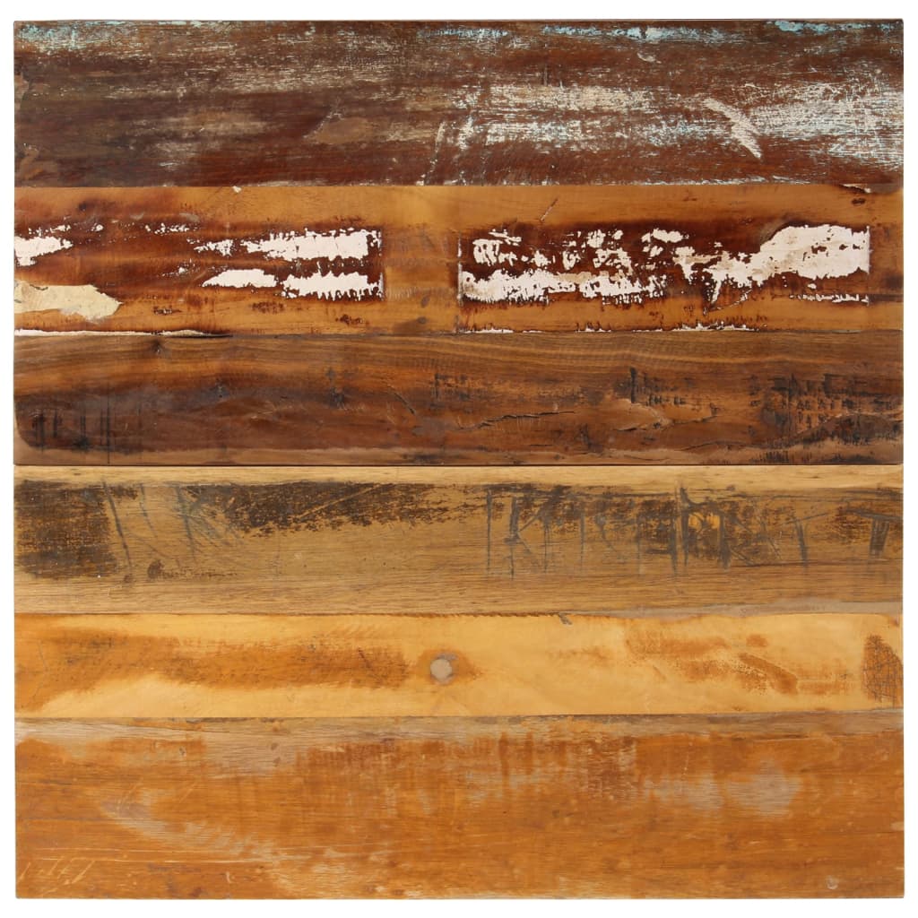 Berkfield Square Table Top 70x70 cm 15-16 mm Solid Reclaimed Wood