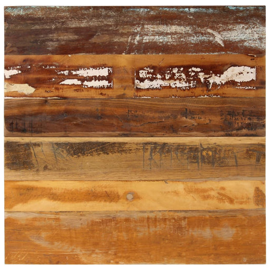 Berkfield Square Table Top 70x70 cm 15-16 mm Solid Reclaimed Wood