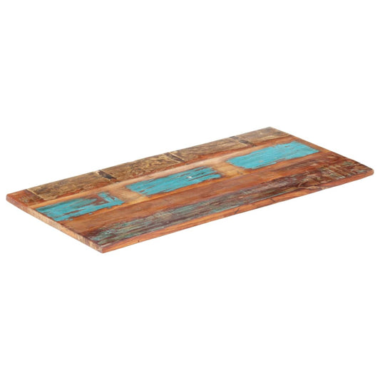 Berkfield Rectangular Table Top 60x140 cm 25-27 mm Solid Reclaimed Wood