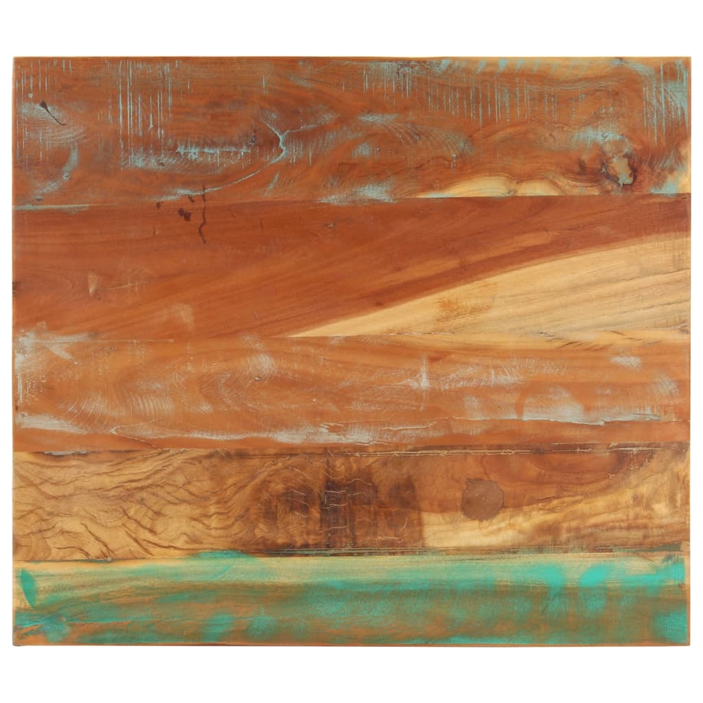 Berkfield Rectangular Table Top 70x80 cm 25-27 mm Solid Reclaimed Wood