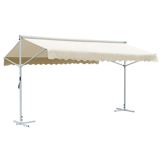 Berkfield Free Standing Awning 600x300 cm Cream