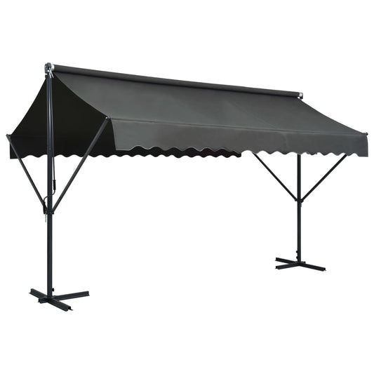 Berkfield Free Standing Awning 400x300 cm Anthracite