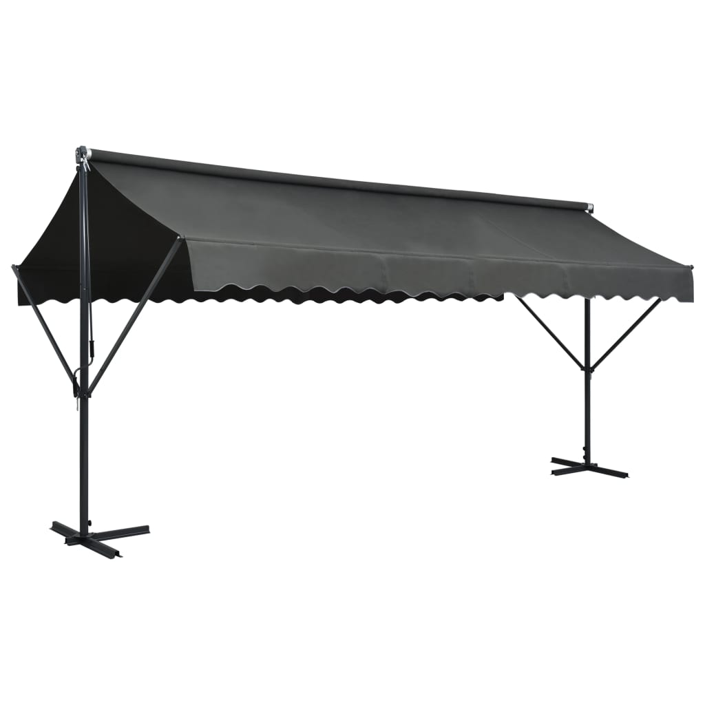 Berkfield Free Standing Awning 500x300 cm Anthracite