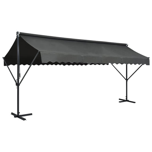 Berkfield Free Standing Awning 500x300 cm Anthracite