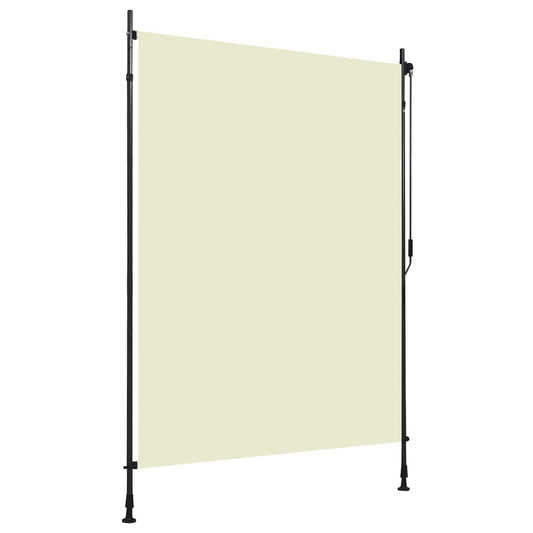Berkfield Outdoor Roller Blind 150x270 cm Cream