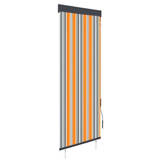 Berkfield Outdoor Roller Blind 60x250 cm Yellow and Blue