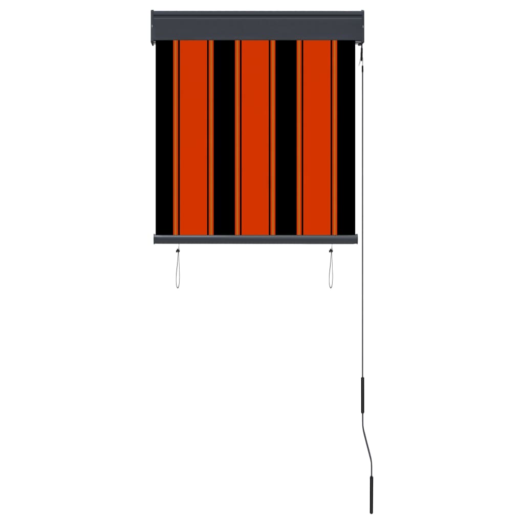 Berkfield Outdoor Roller Blind 60x250 cm Orange and Brown