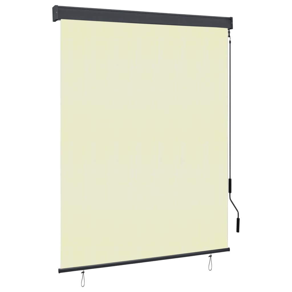 Berkfield Outdoor Roller Blind 140x250 cm Cream