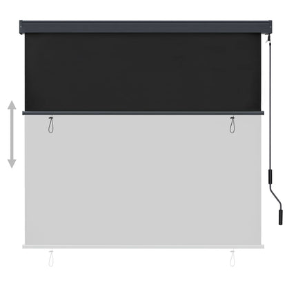Berkfield Outdoor Roller Blind 160x250 cm Anthracite