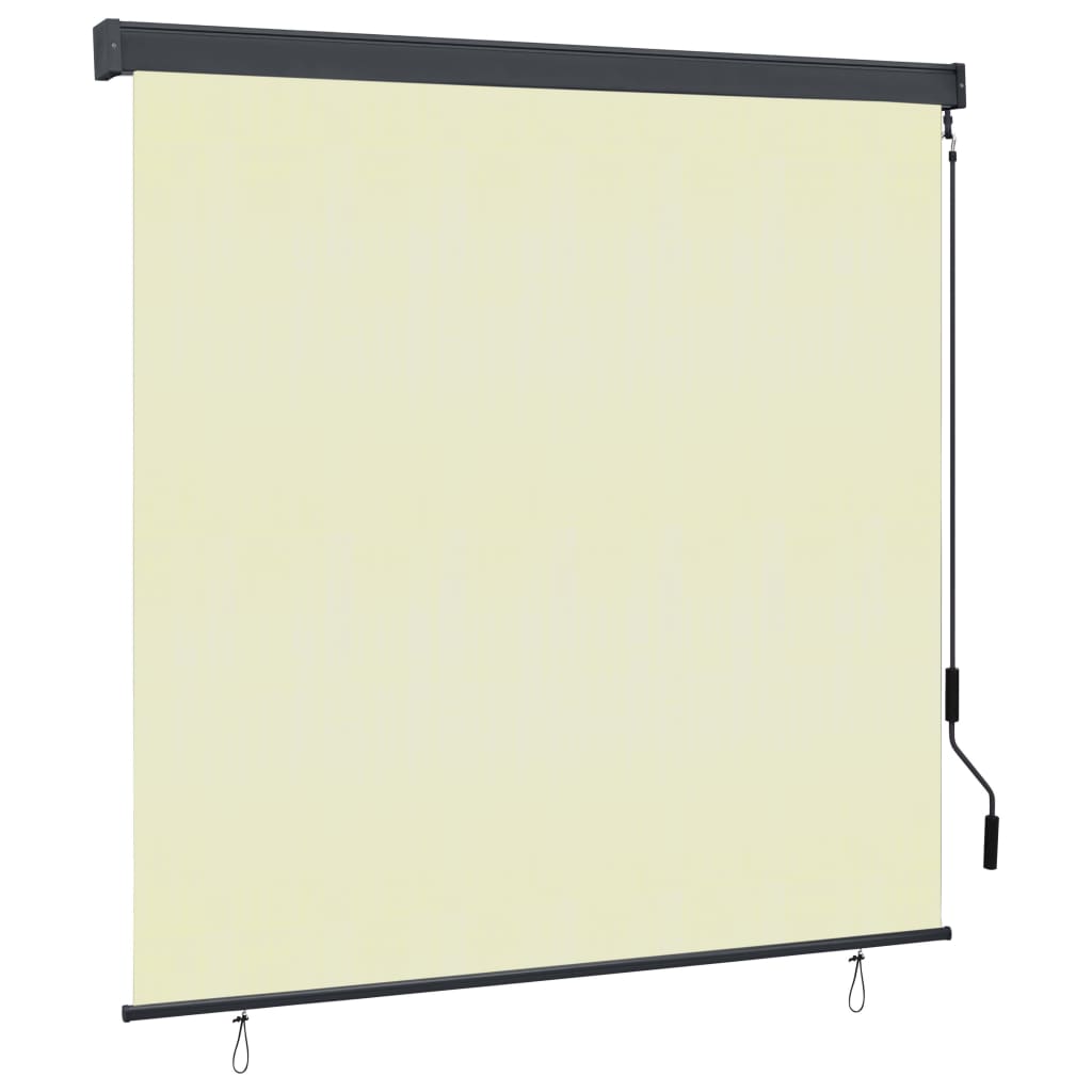 Berkfield Outdoor Roller Blind 160x250 cm Cream