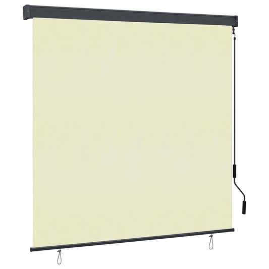 Berkfield Outdoor Roller Blind 160x250 cm Cream