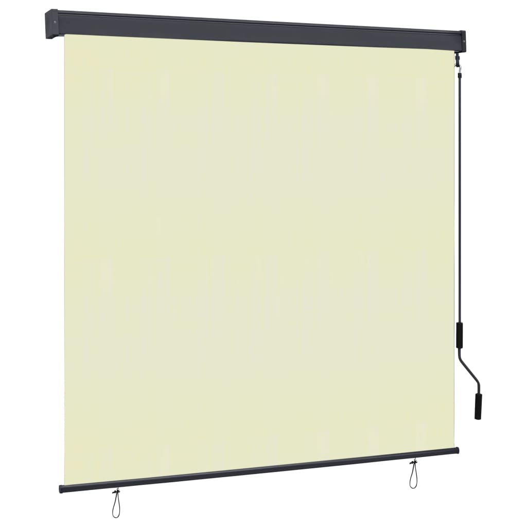 Berkfield Outdoor Roller Blind 170x250 cm Cream