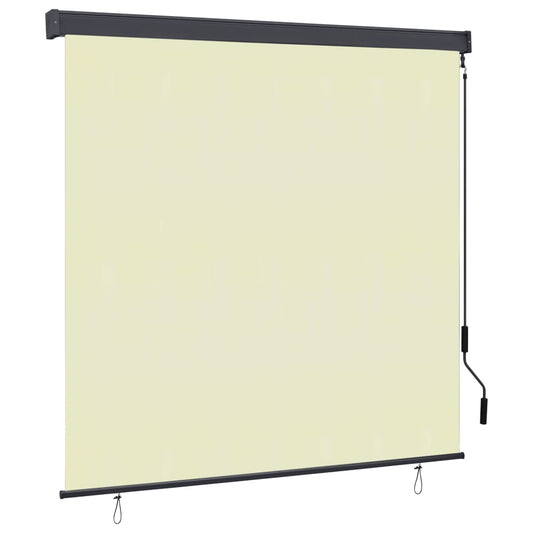 Berkfield Outdoor Roller Blind 170x250 cm Cream