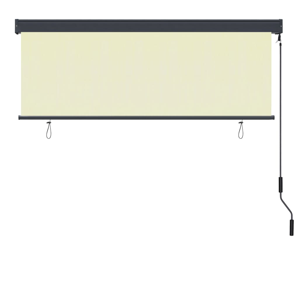 Berkfield Outdoor Roller Blind 170x250 cm Cream