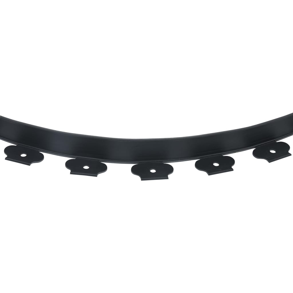 Berkfield Flexible Lawn Edging with 30 Pegs 10 m 5 cm