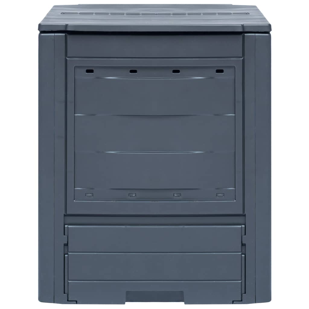 Berkfield Garden Composters 2 pcs Grey 60x60x73cm 520 L
