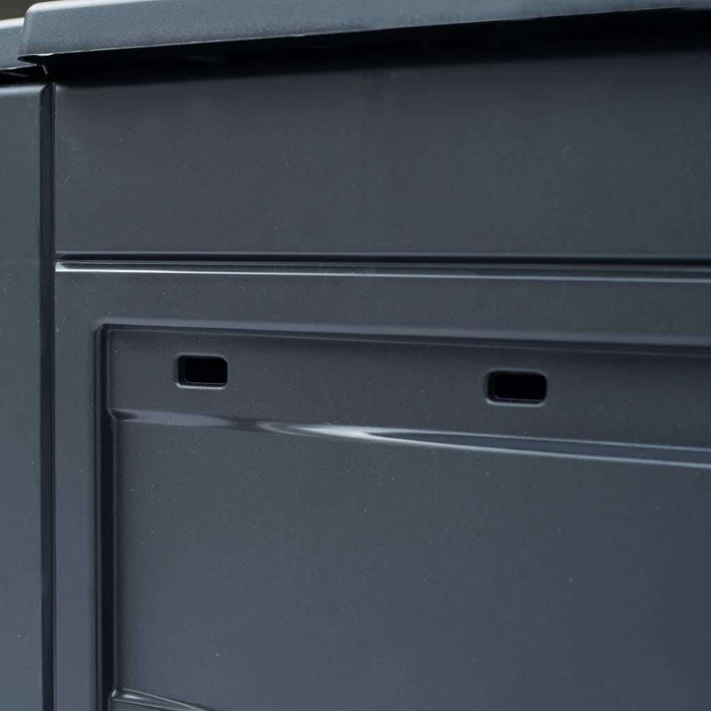 Berkfield Garden Composters 2 pcs Grey 60x60x73cm 520 L