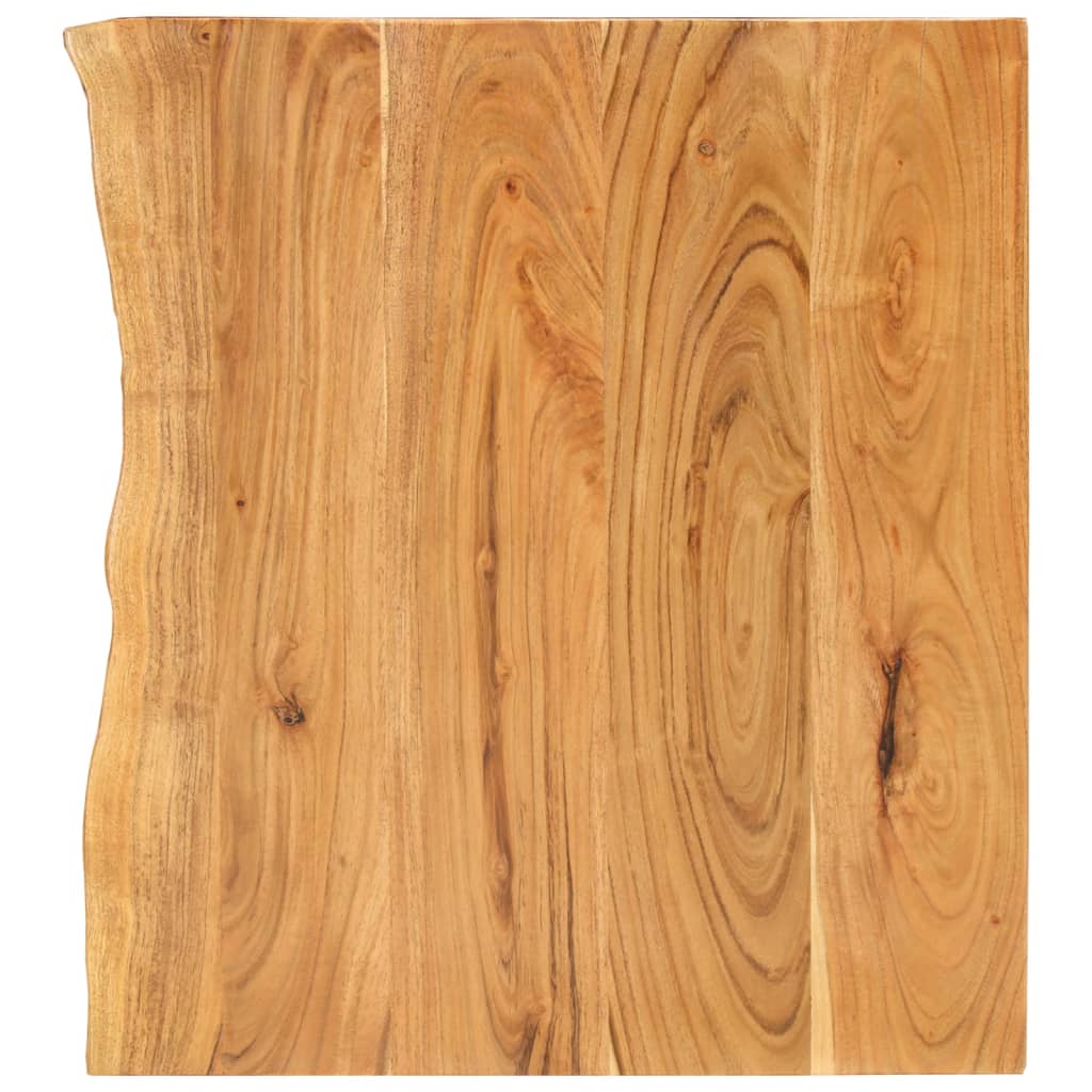 Berkfield Bathroom Vanity Top Solid Acacia Wood 58x52x2.5 cm